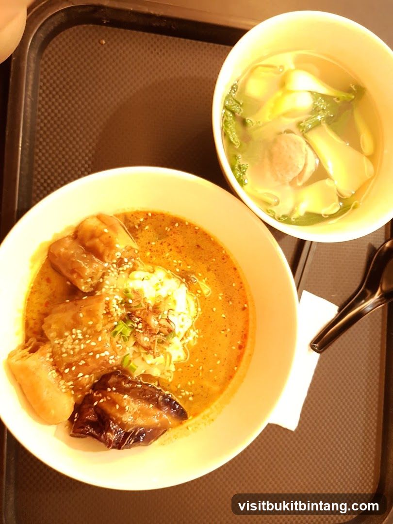 Noodle Soup and Side Dish