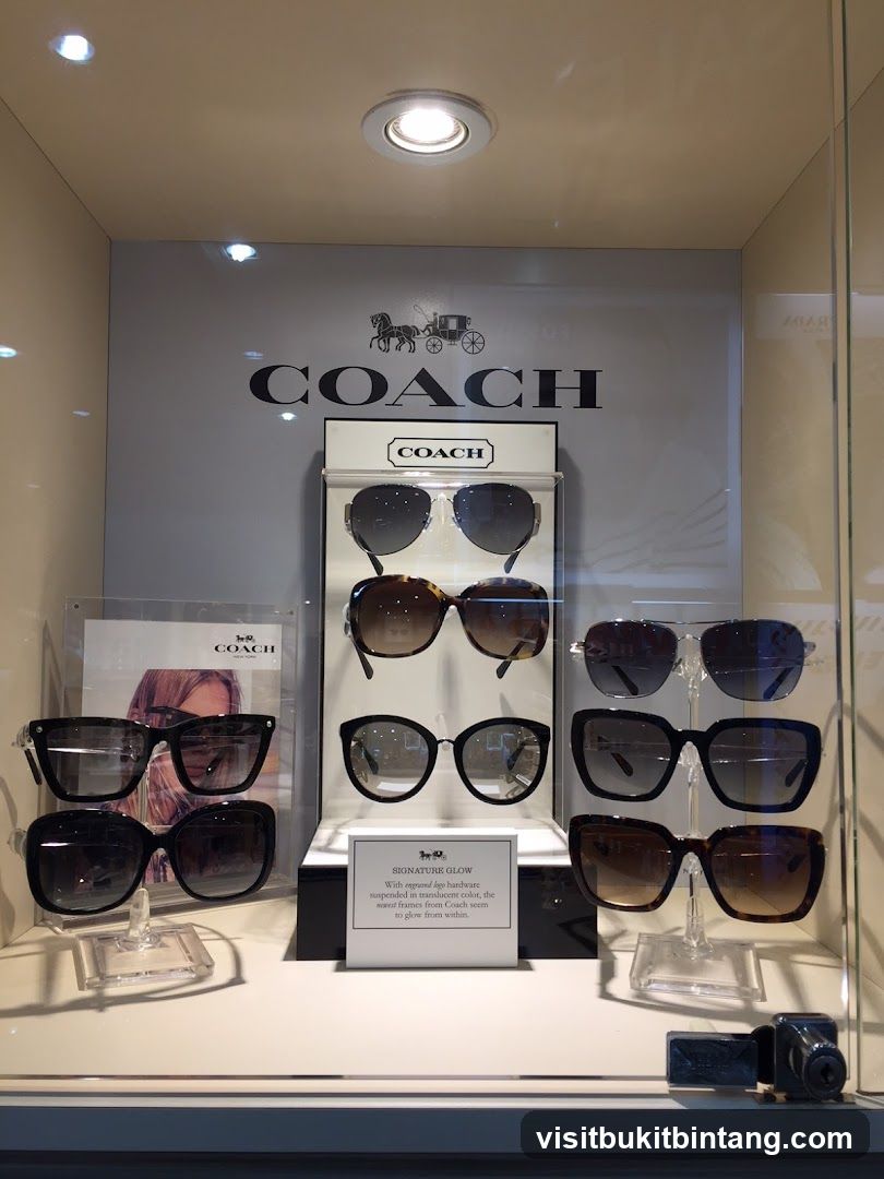 Coach Sunglasses Display