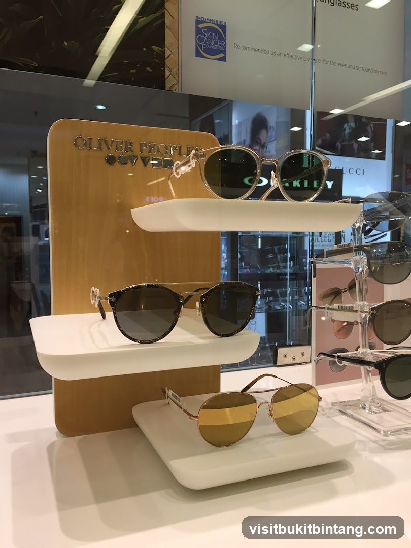 Oliver Peoples Sunglasses Display