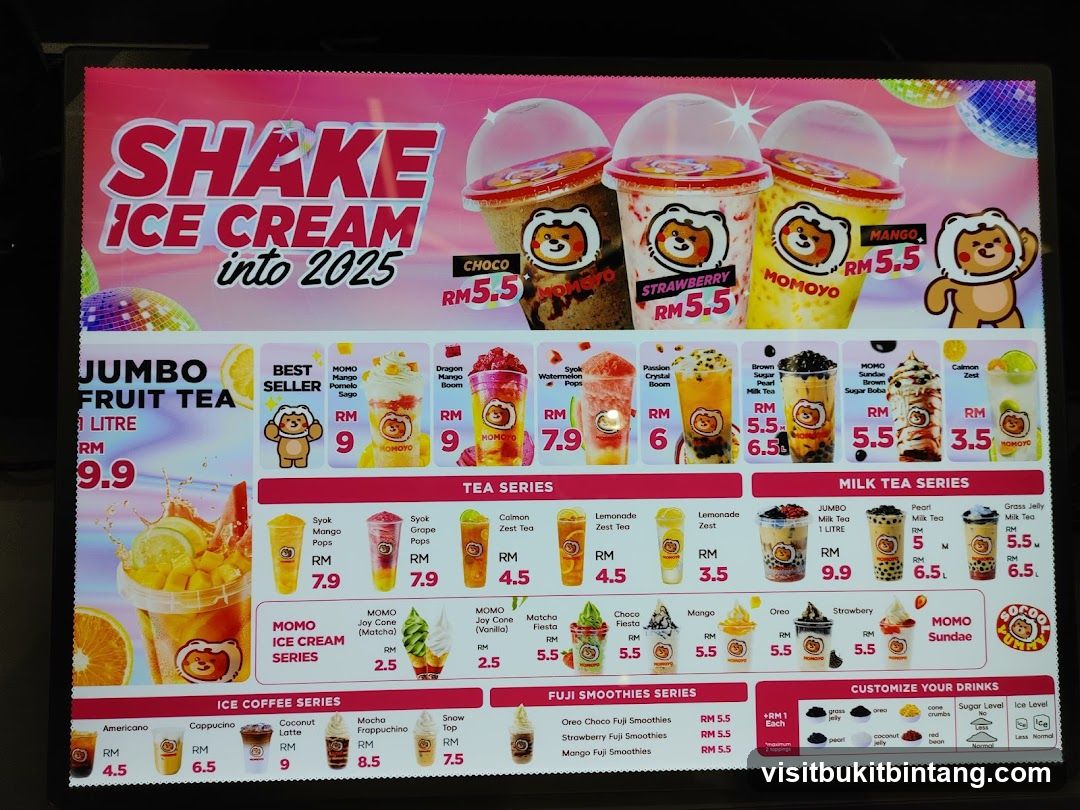 MOMOYO Menu