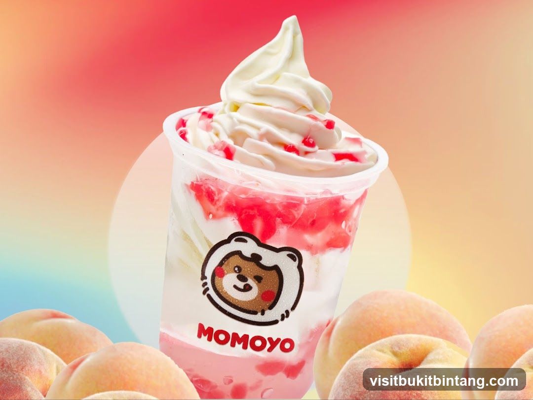 Peach Soft Serve Drink