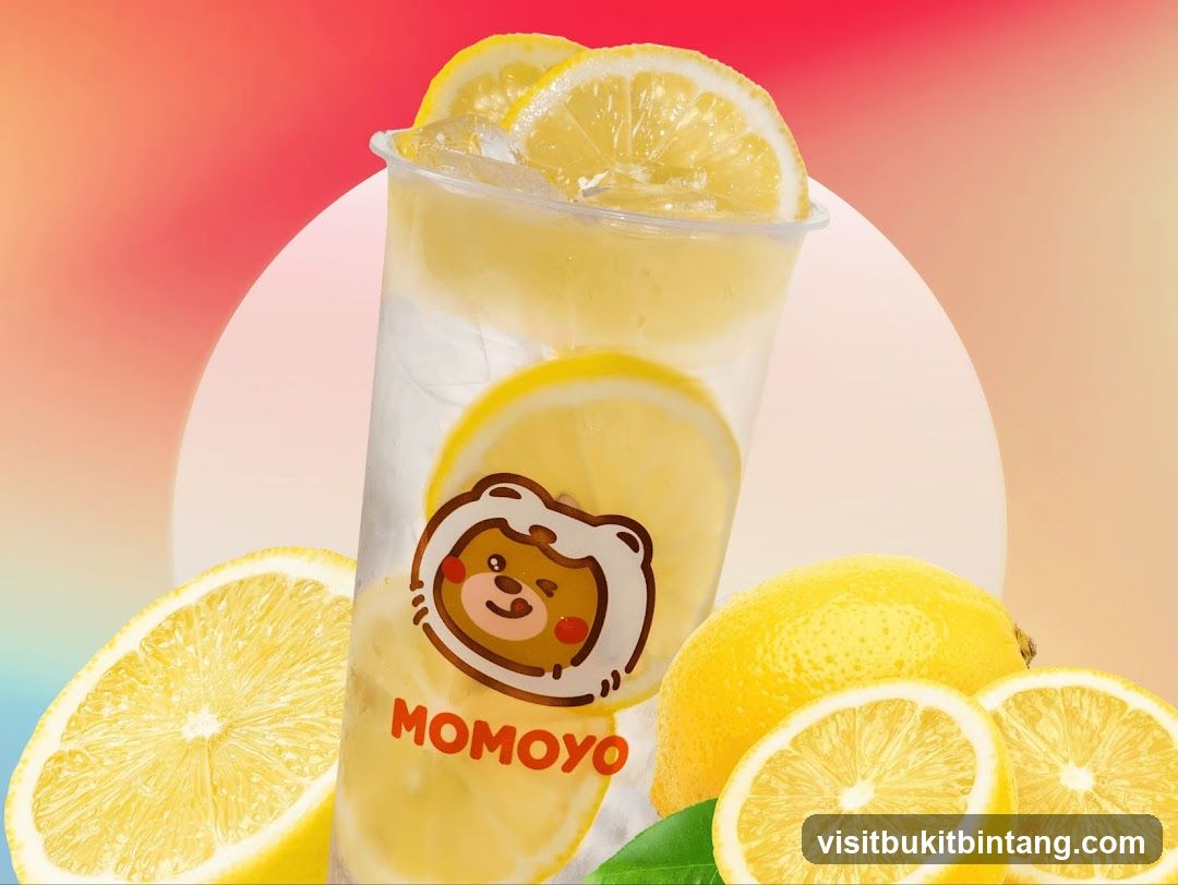 Lemon Drink with Bear Logo