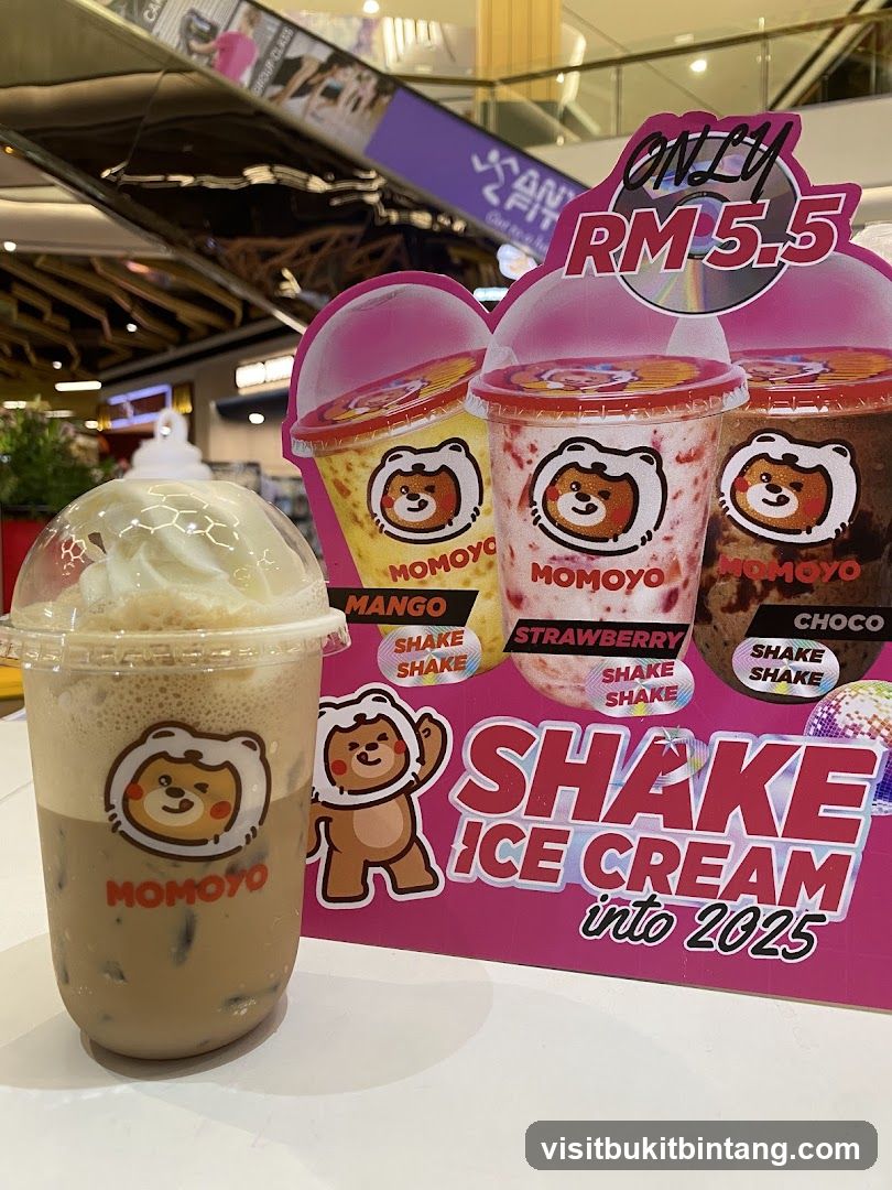 Momoyo Shake Ice Cream Promotion