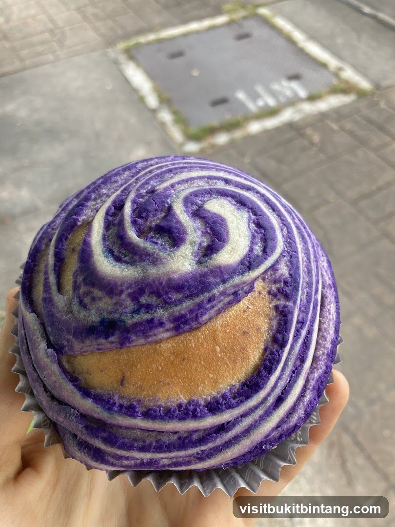 Purple Swirl Pastry