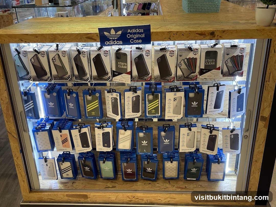 Adidas Phone Cases Display