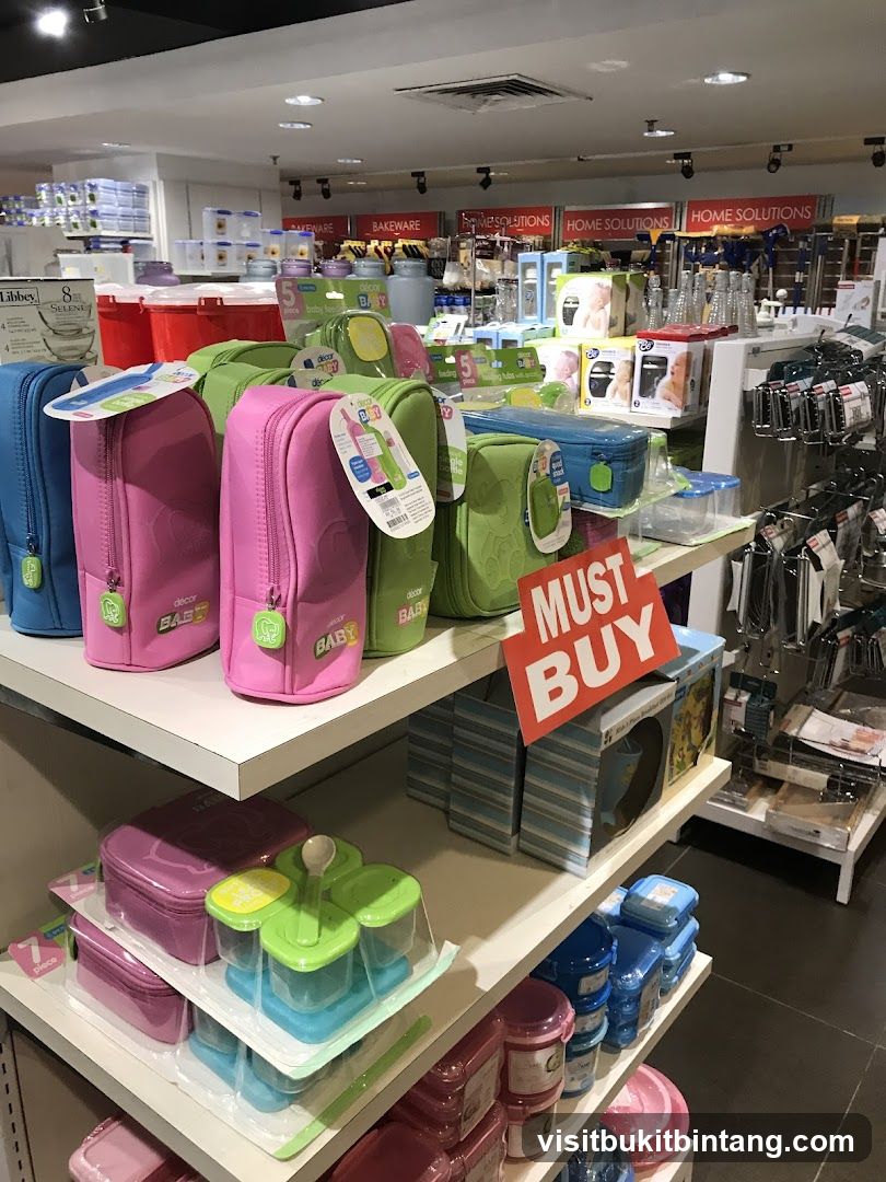 Baby and Home Goods Display