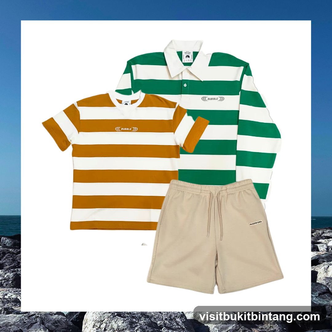 Striped Apparel and Shorts
