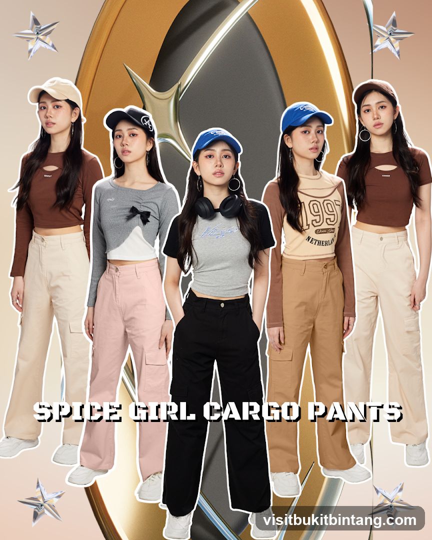 Spice Girl Cargo Pants Advertisement