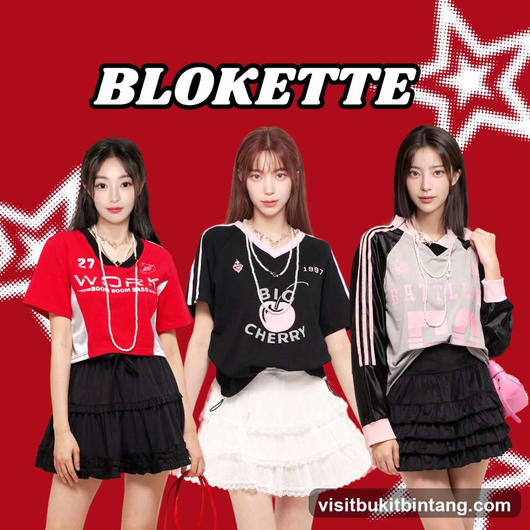 Three young women posing in fashionable outfits