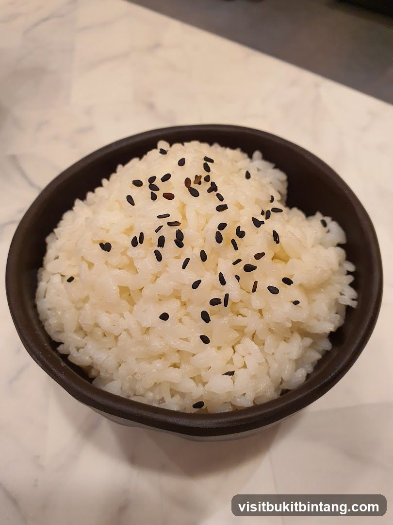 Bowl of Rice with Sesame Seeds