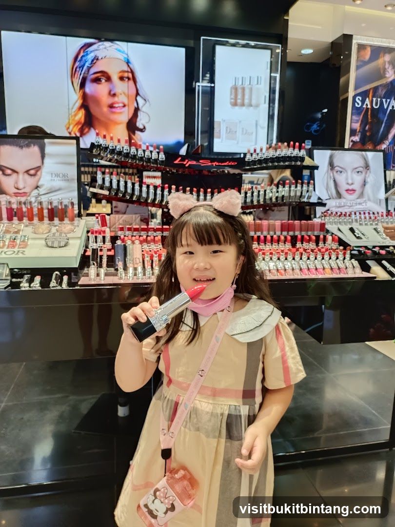 Young Girl Posing with Lipstick