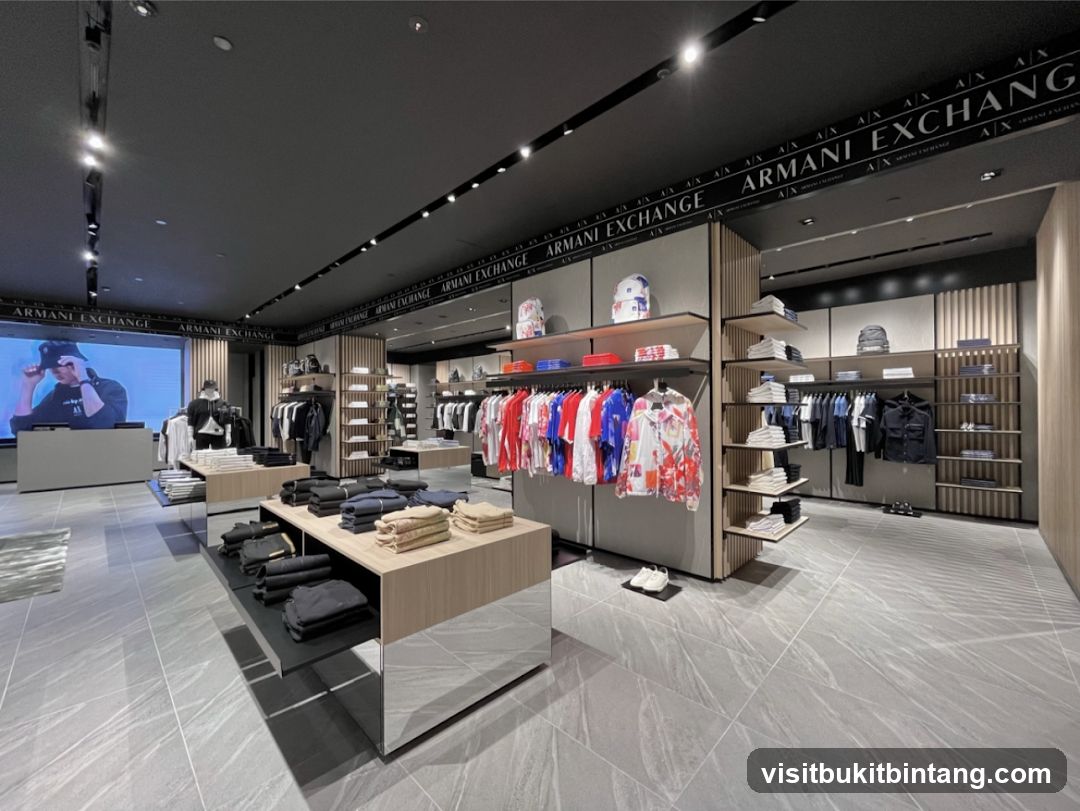 Armani Exchange Store Interior