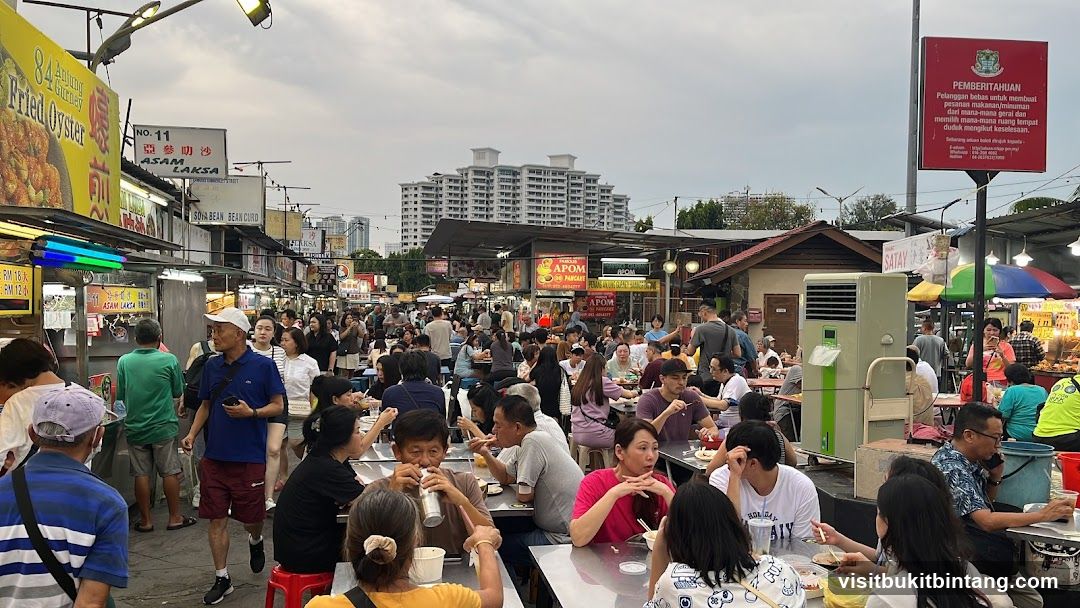 Busy Outdoor Food Market