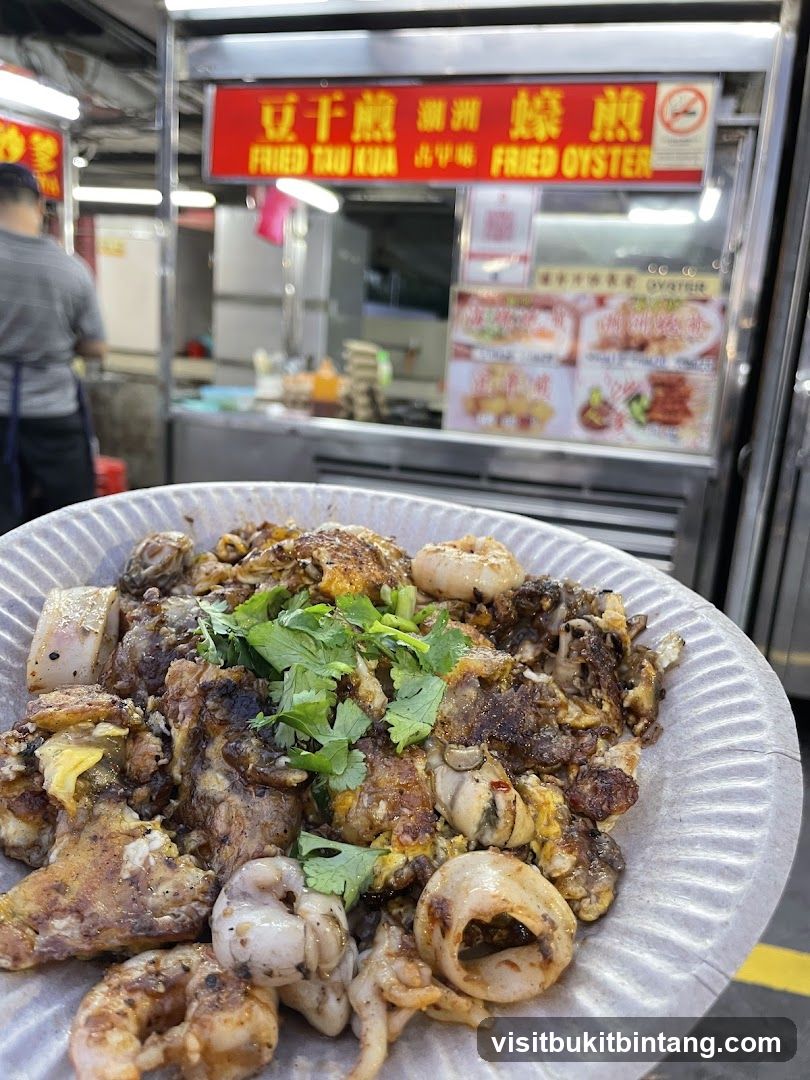 Fried Oyster and Fried Tau Kwa