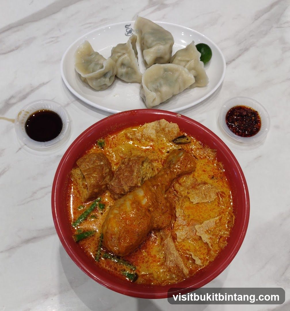 Curry Laksa with Dumplings