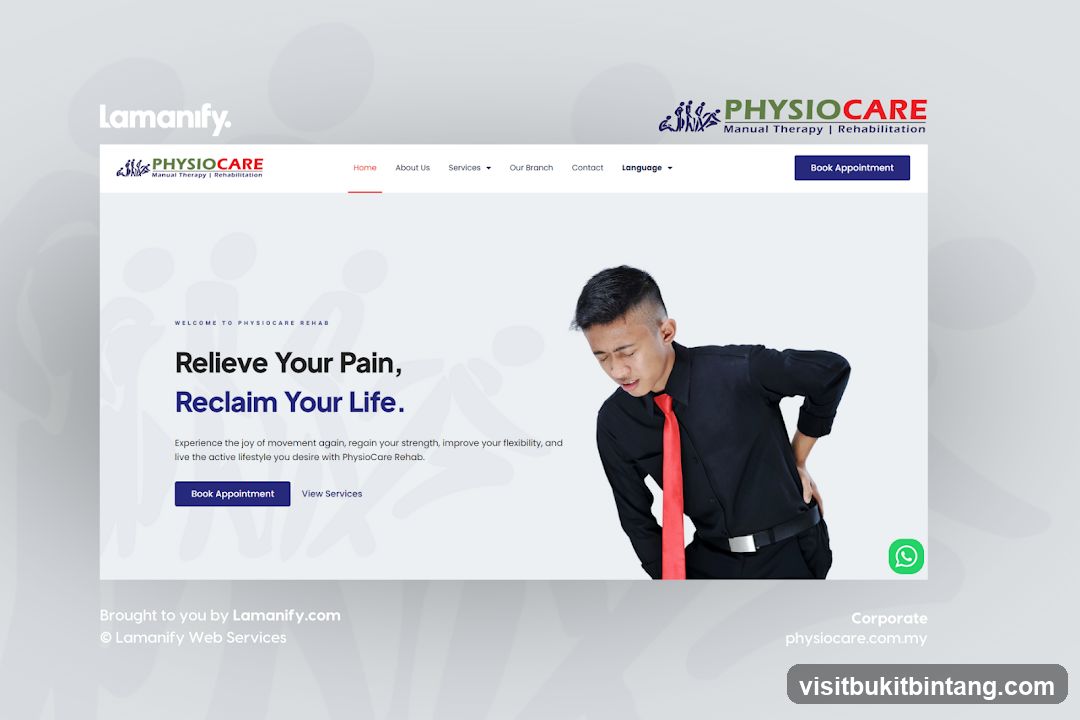 PhysioCare Rehab Website