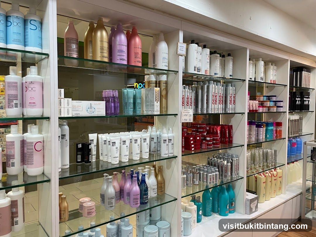 Hair Products on Shelves