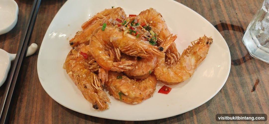 Fried Shrimp with Chili and Garlic