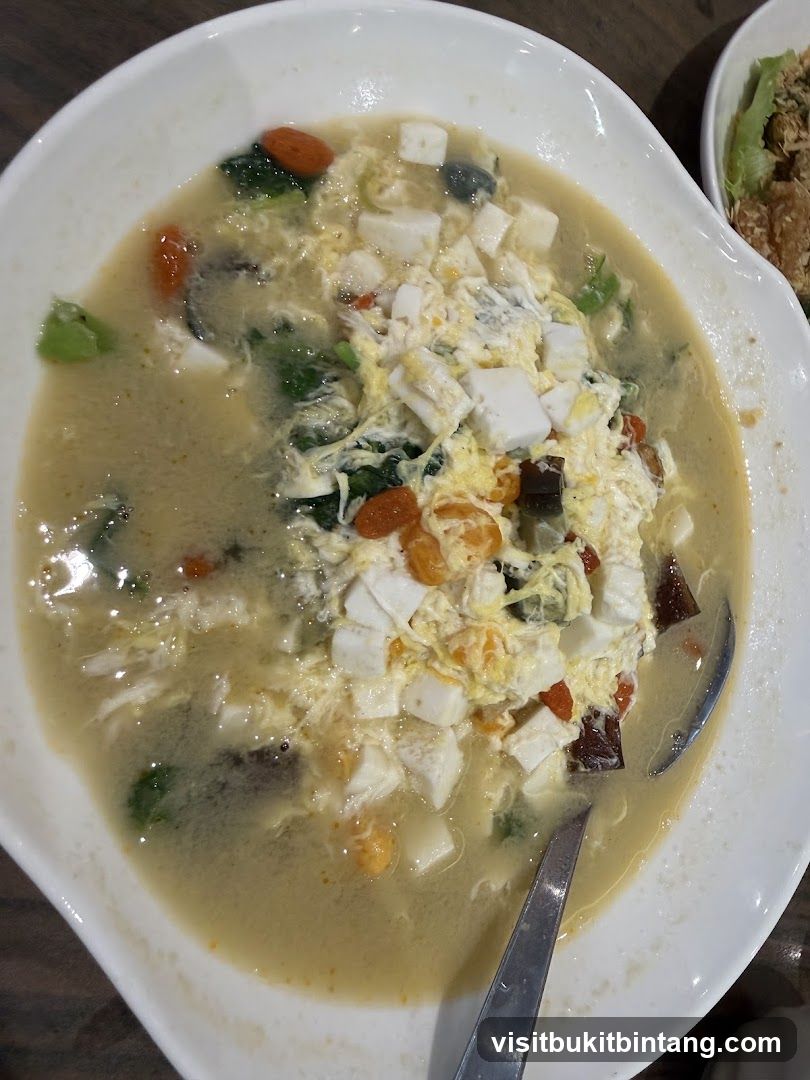 Tofu and Egg Drop Soup