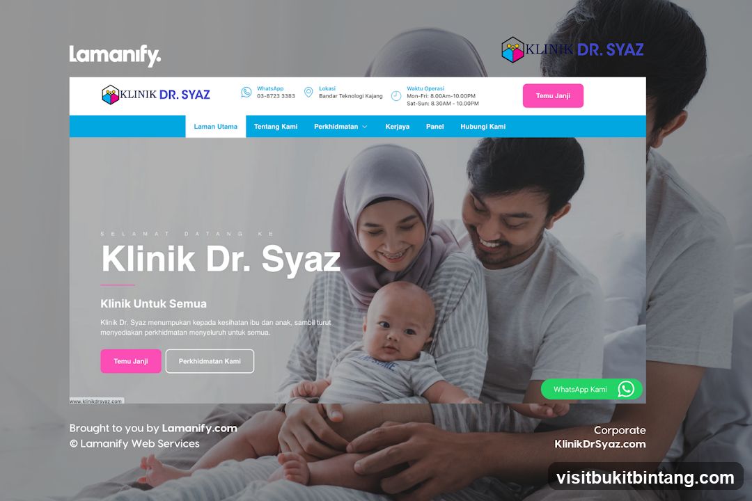 Klinik Dr. Syaz Website