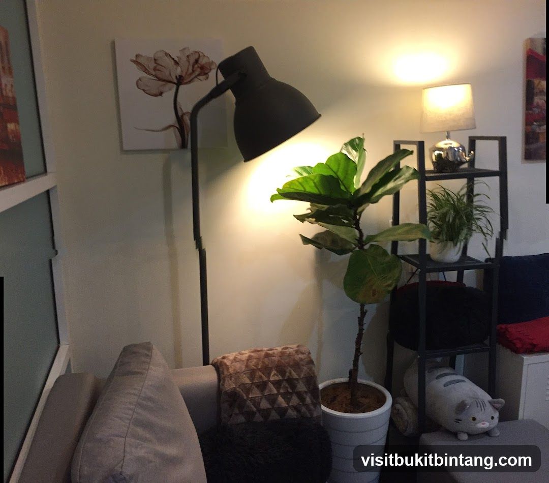 Cozy Corner with Plants and Art