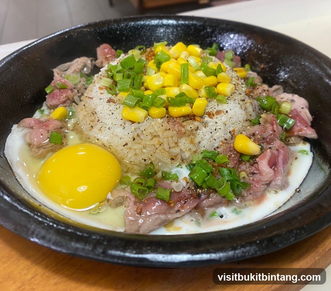 Sizzling Beef and Rice Bowl
