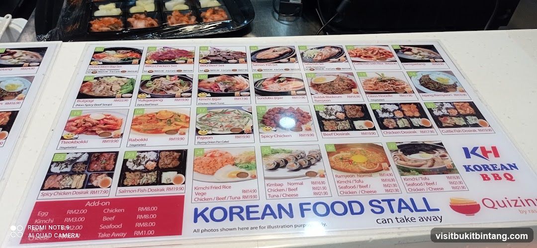 KOREAN FOOD STALL