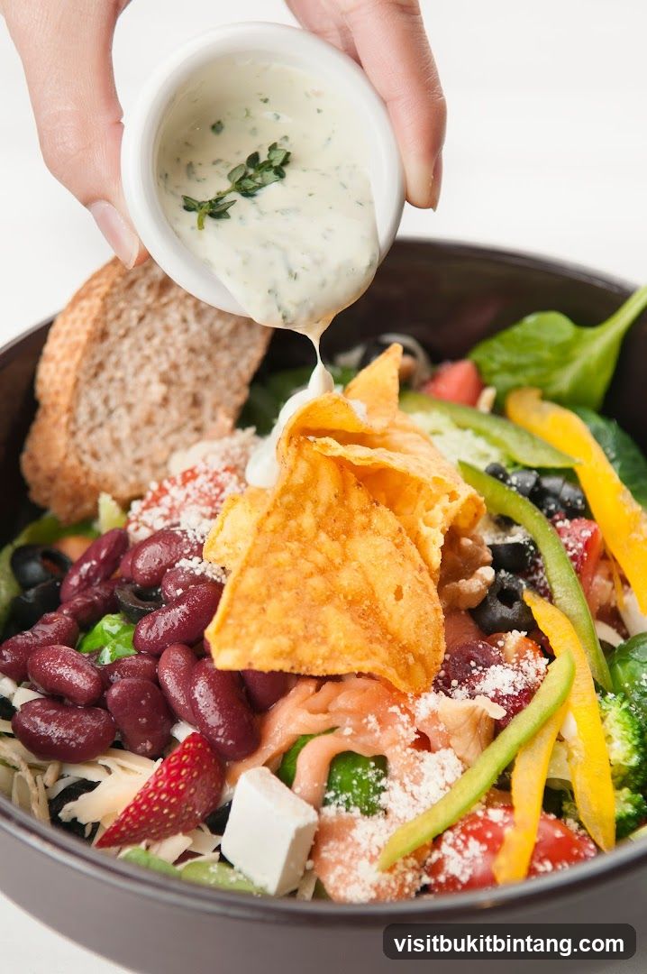 Salad with Dressing