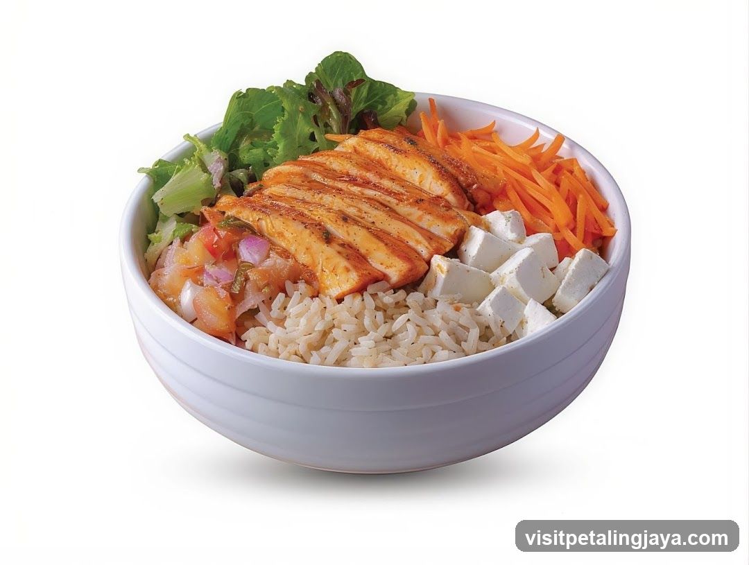 Grilled Chicken Bowl with Tofu and Carrots
