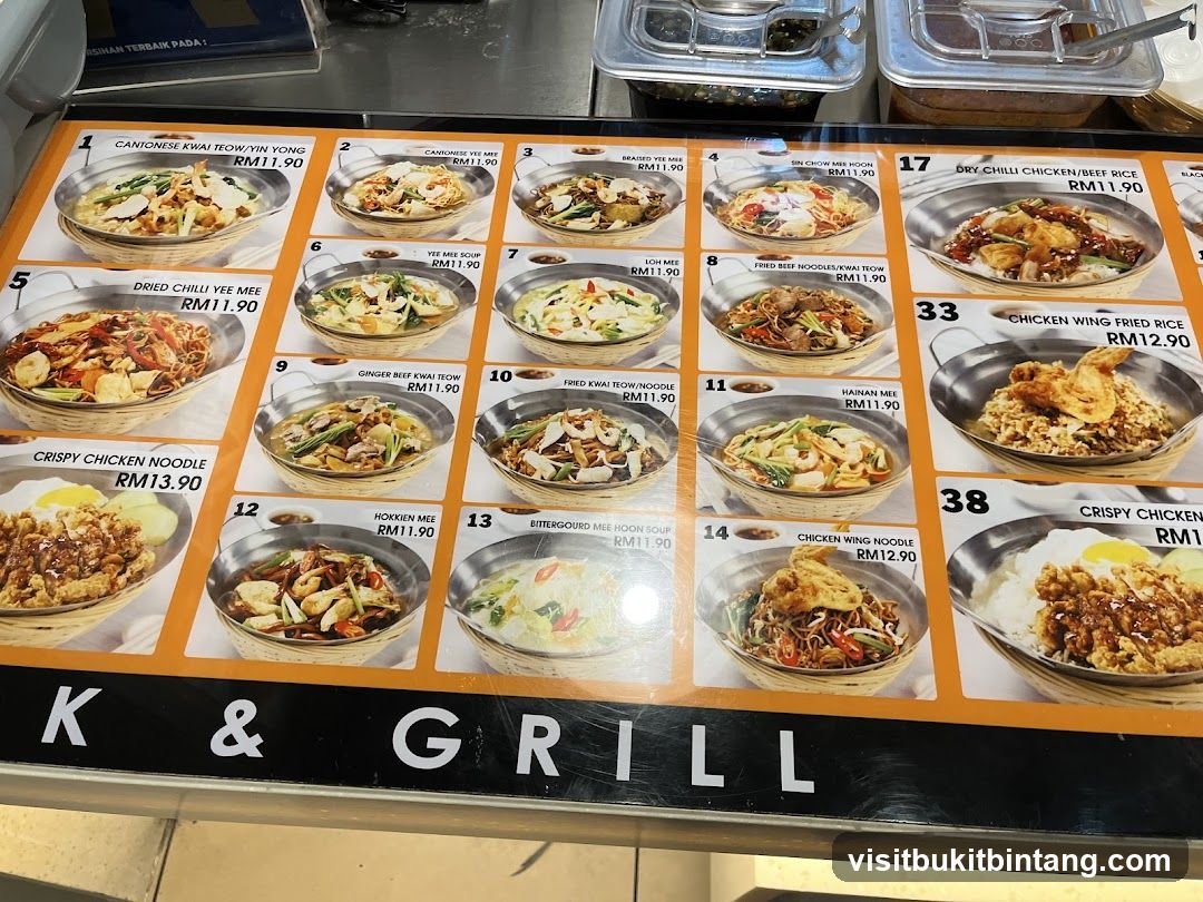 K & GRILL Menu