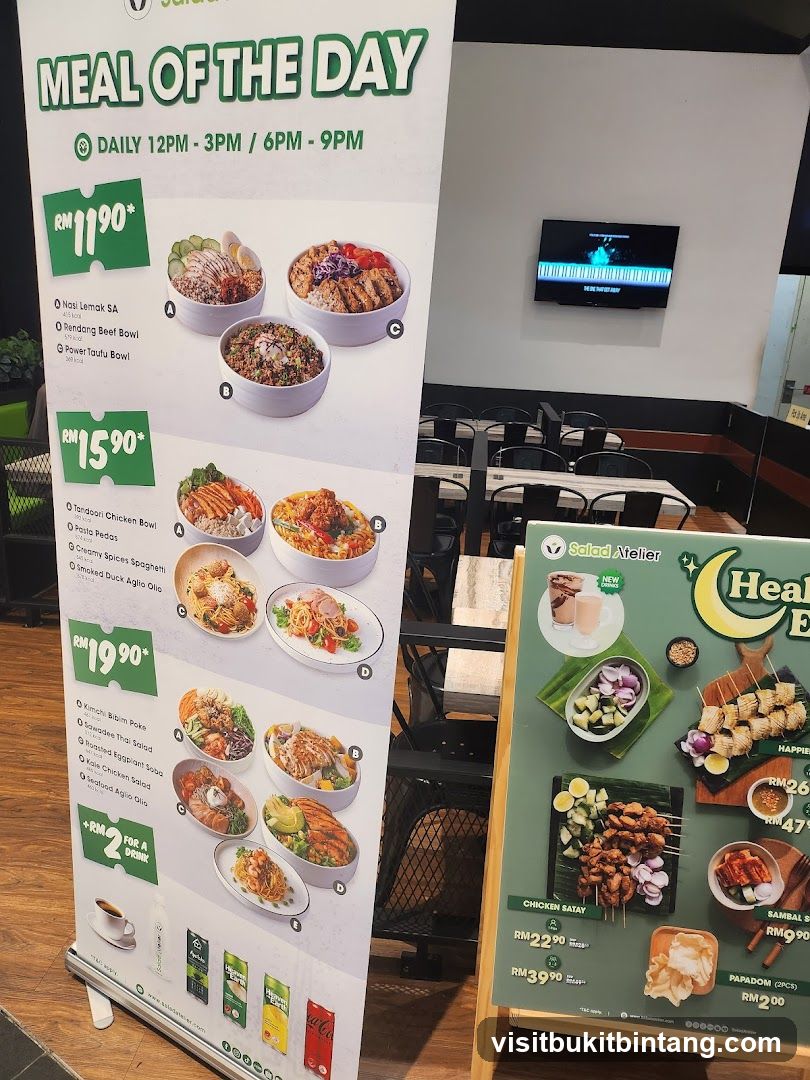 Meal of the Day and Healthy Eats Menu