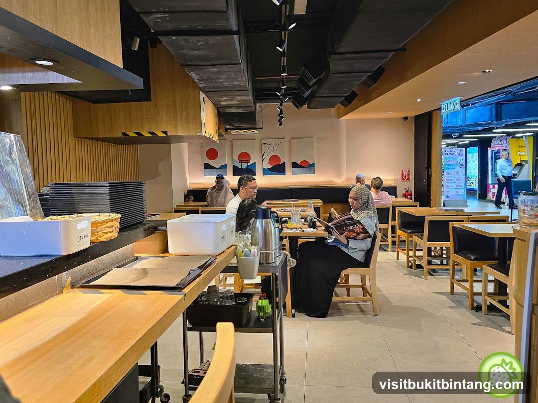 Restaurant Interior with Diners
