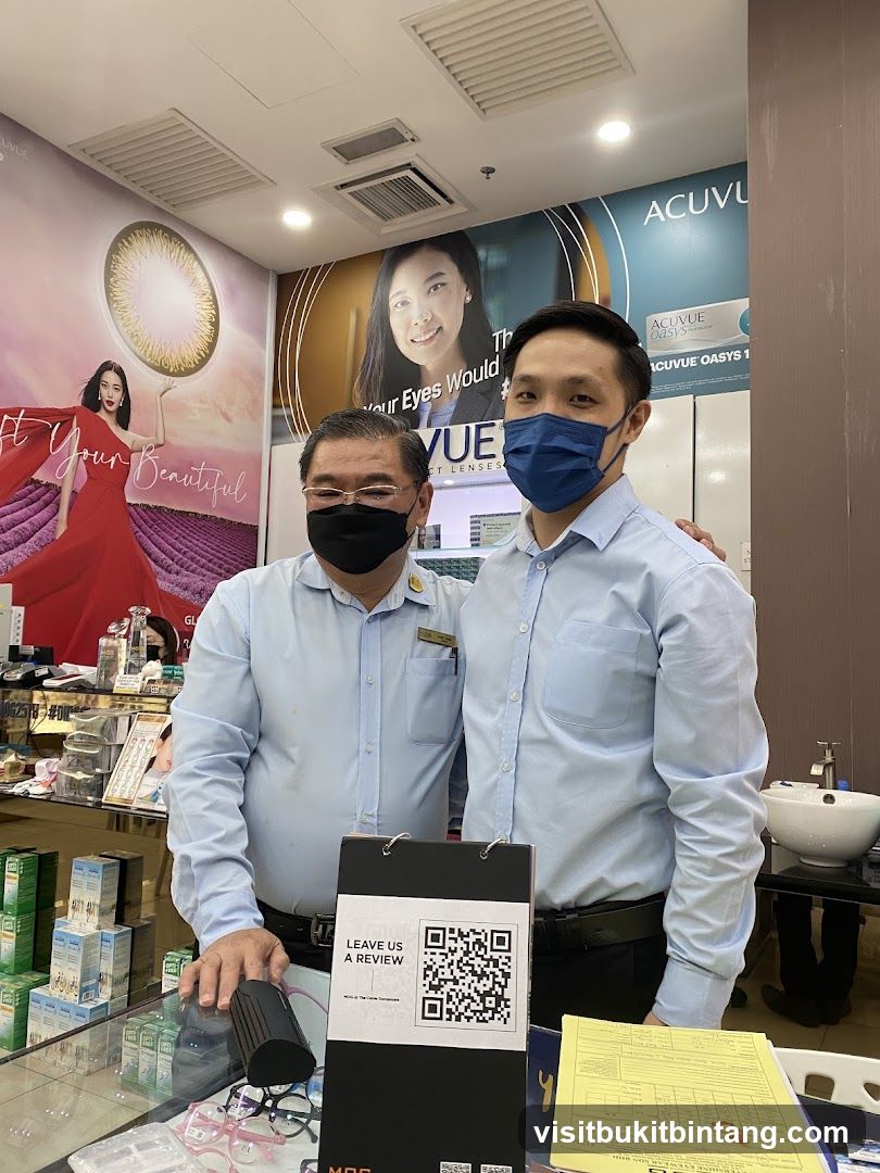 Two Men in an Optical Shop