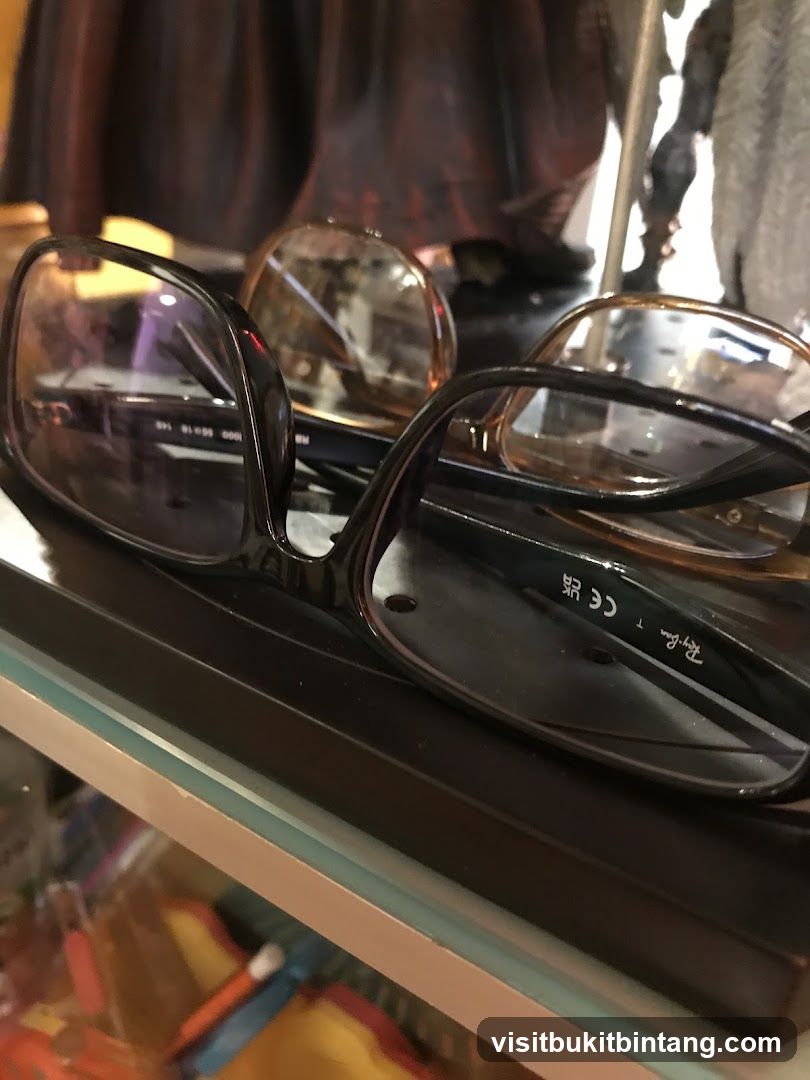 Eyeglasses on Display