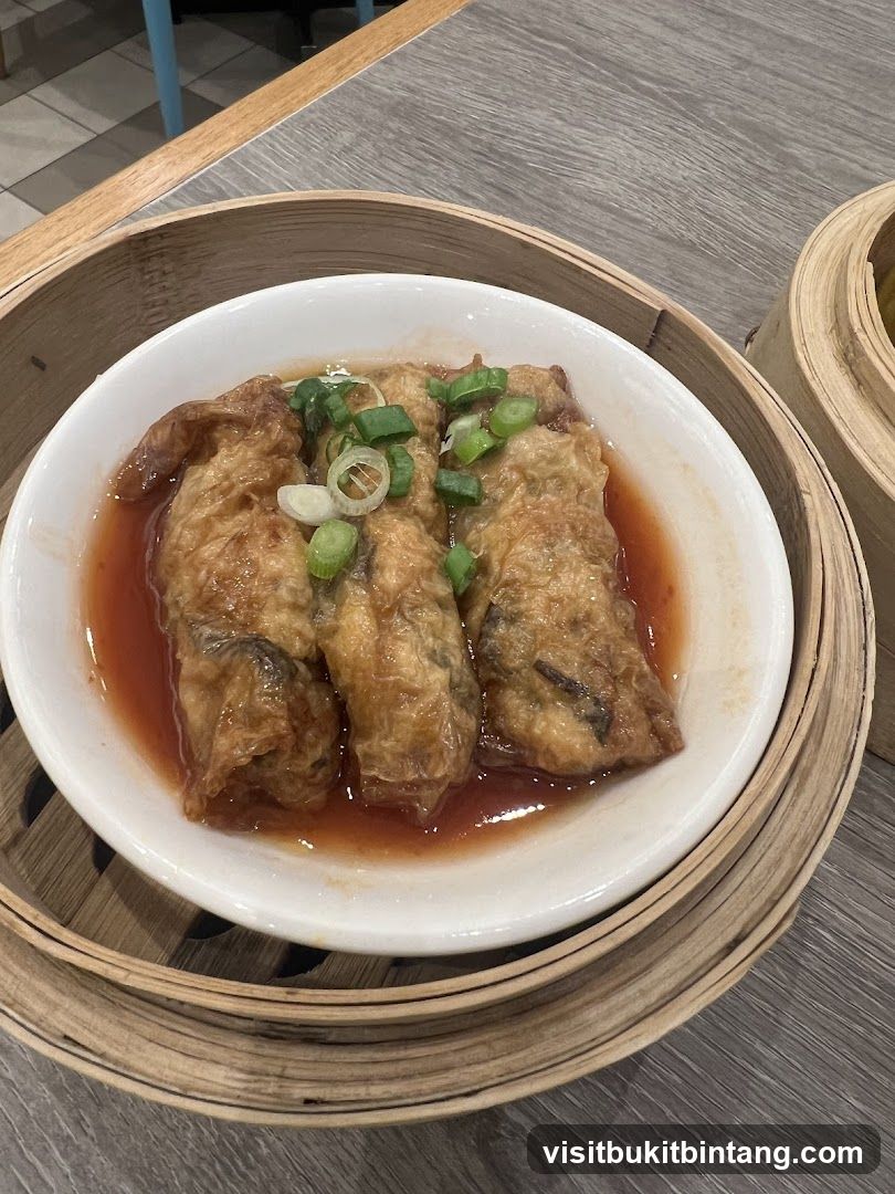 Steamed Tofu Skin Rolls