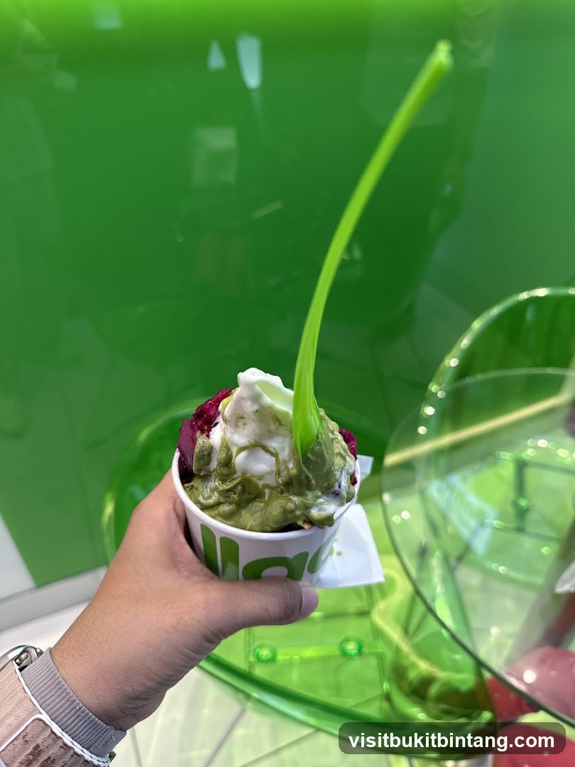 Frozen Yogurt with Toppings