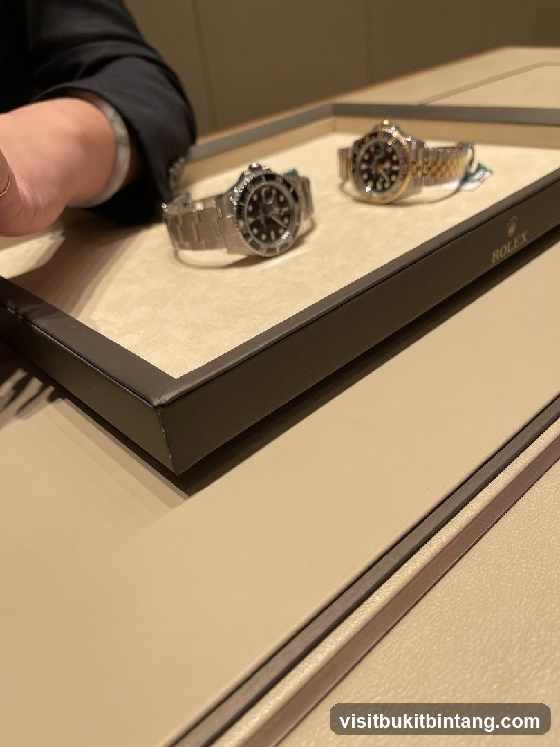 Rolex Watches Display