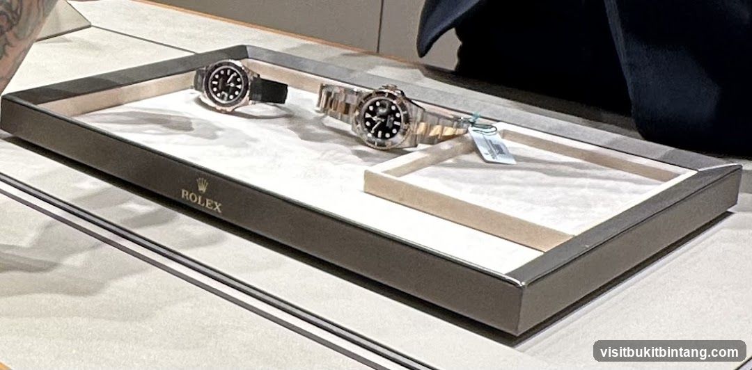 Rolex Watches Display