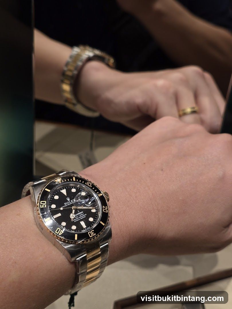 Rolex Watch on Wrist