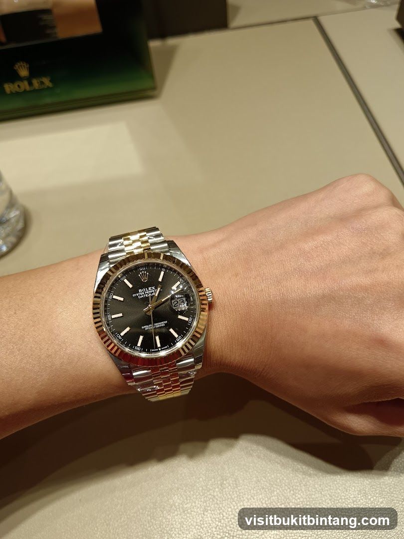 Rolex Watch on Wrist