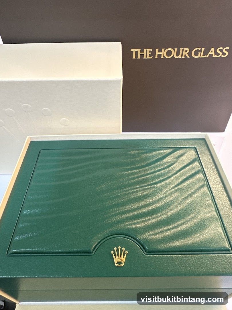 Rolex Box and The Hour Glass Packaging