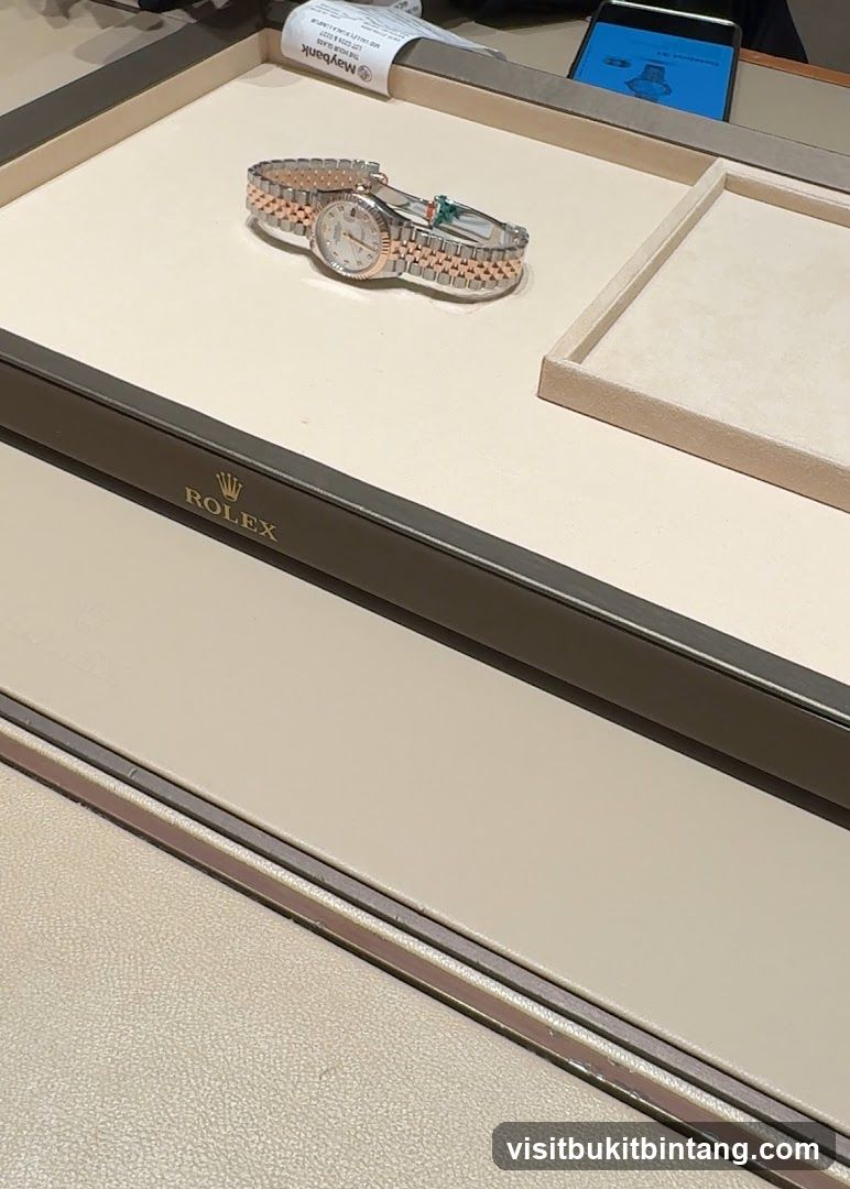 Rolex Watch Display