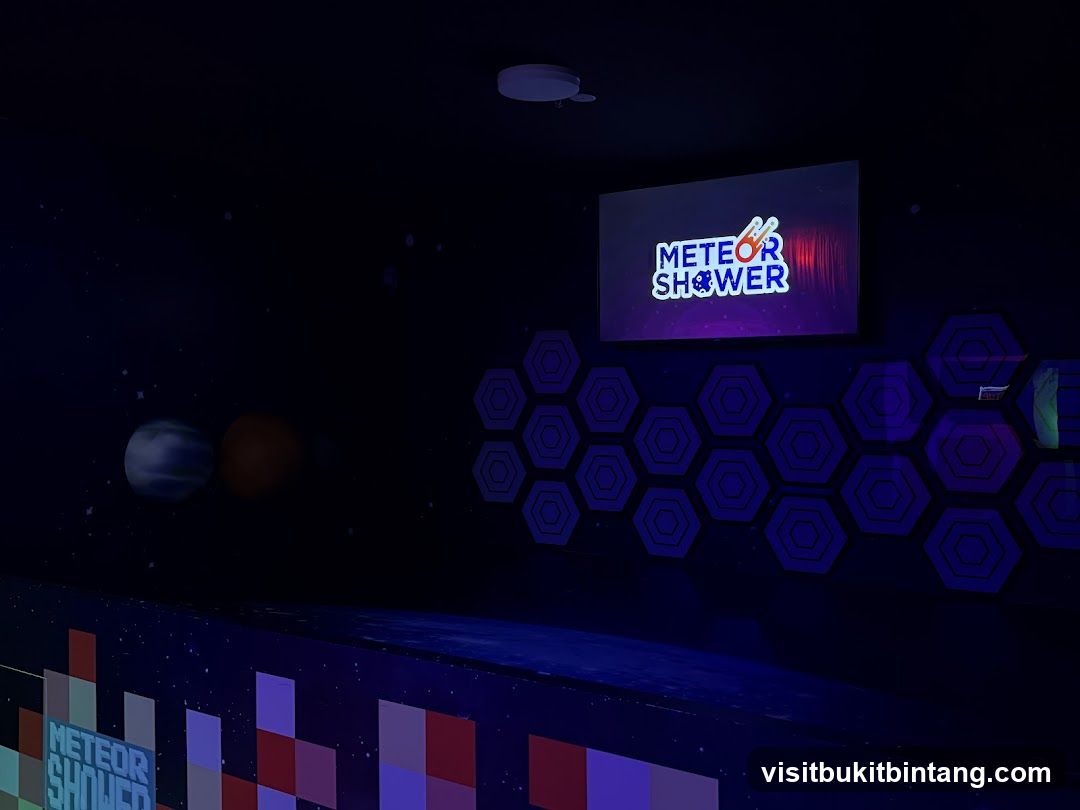 Meteor Shower Arcade Game Area