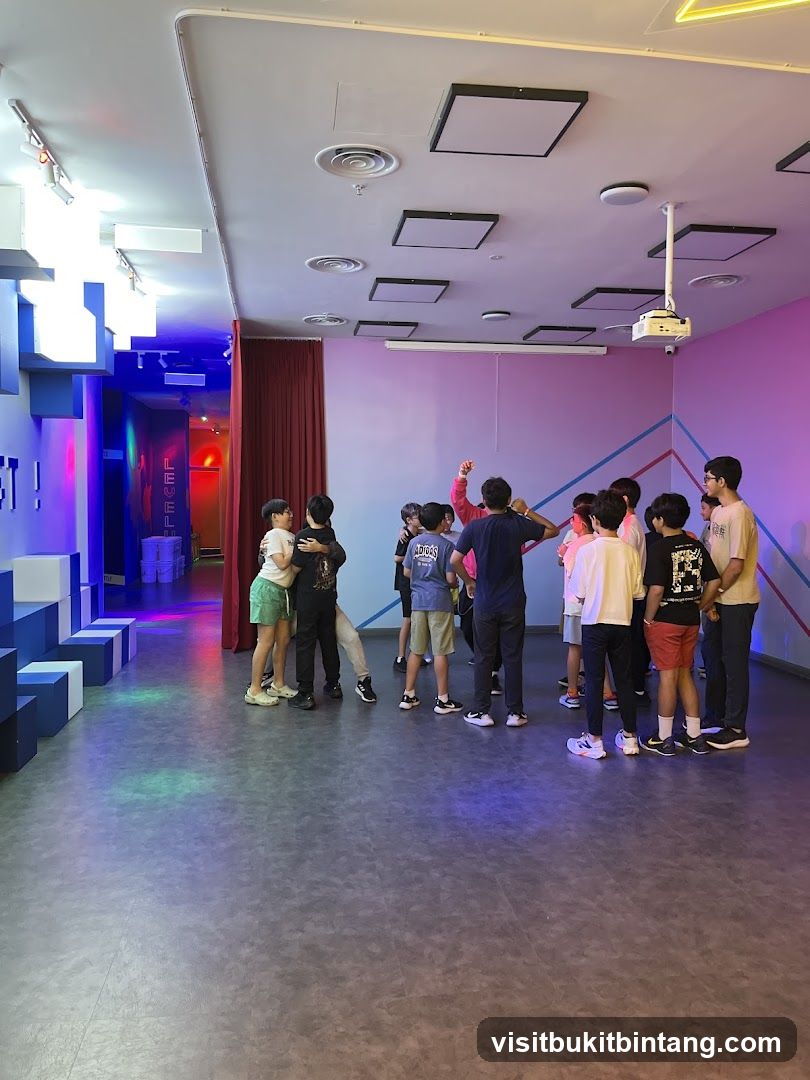 Children in a brightly lit room