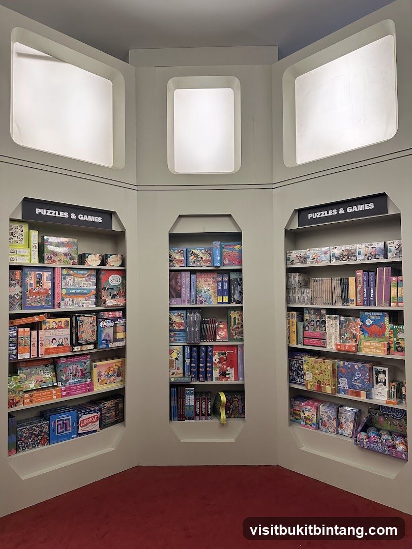 Puzzles and Games Display