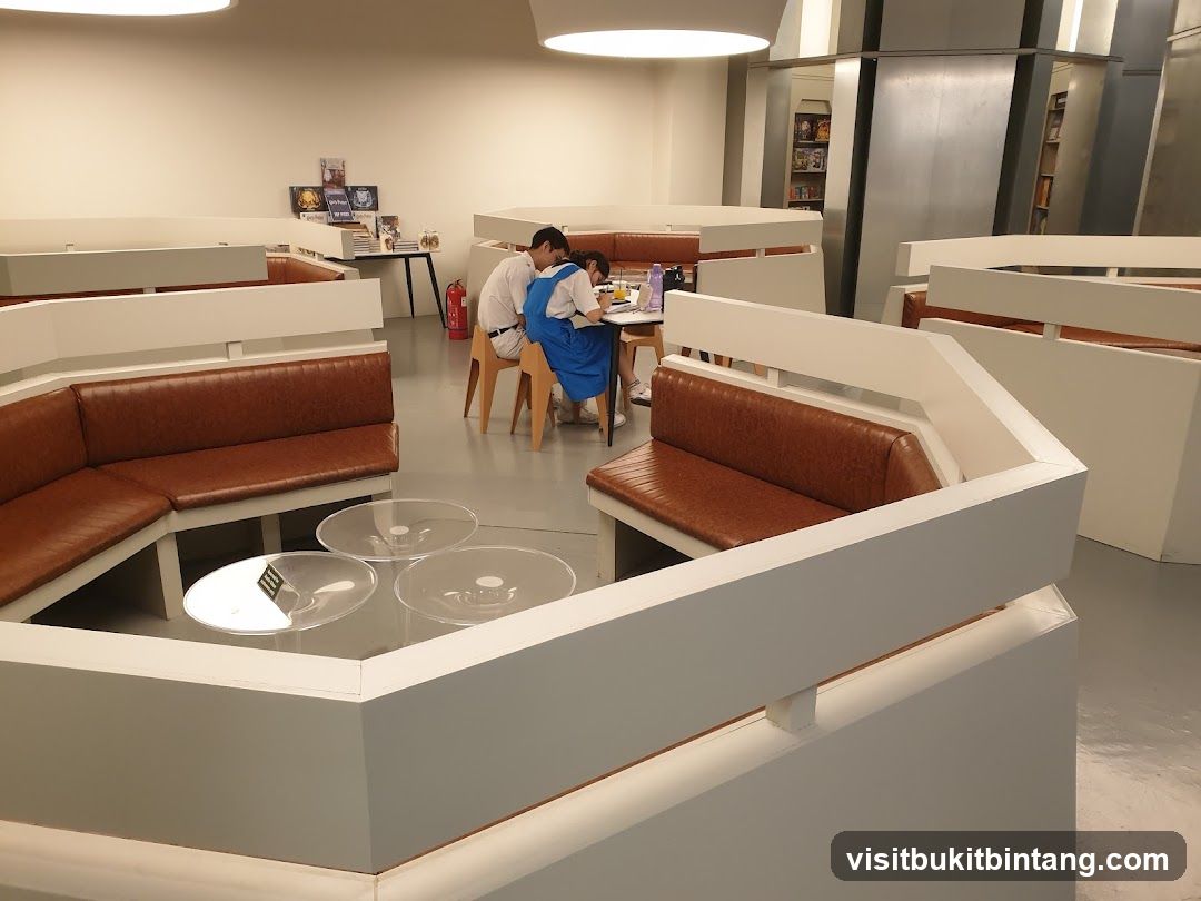 Modern Library Cafe Seating