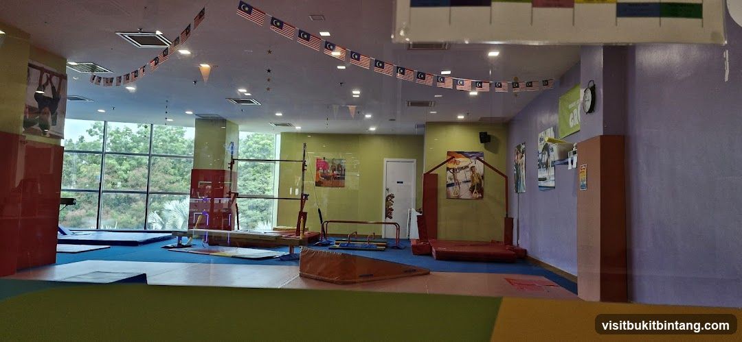 Gymnastics training area