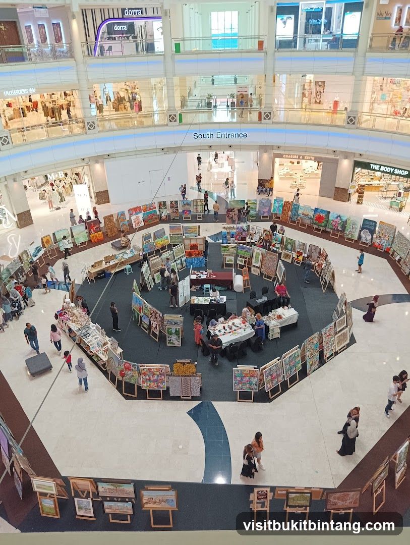Art Exhibition in a Mall