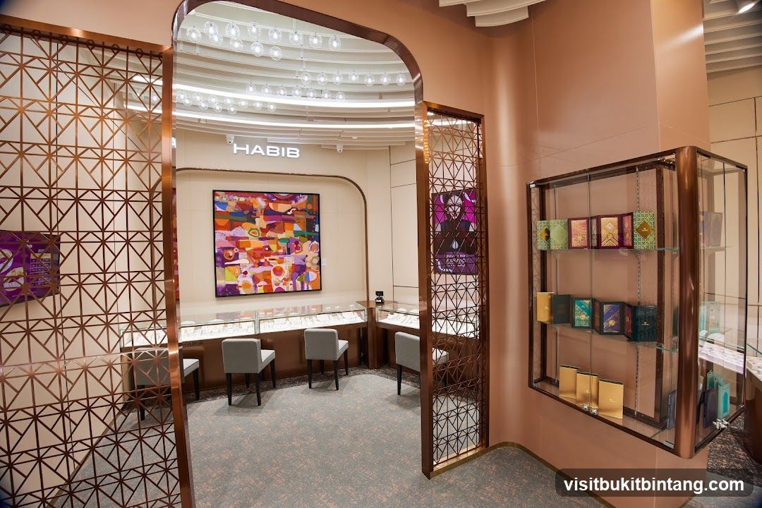 Interior of a jewelry store