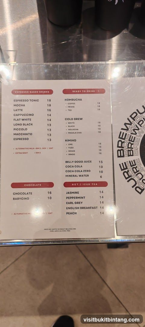 Brewpub Menu